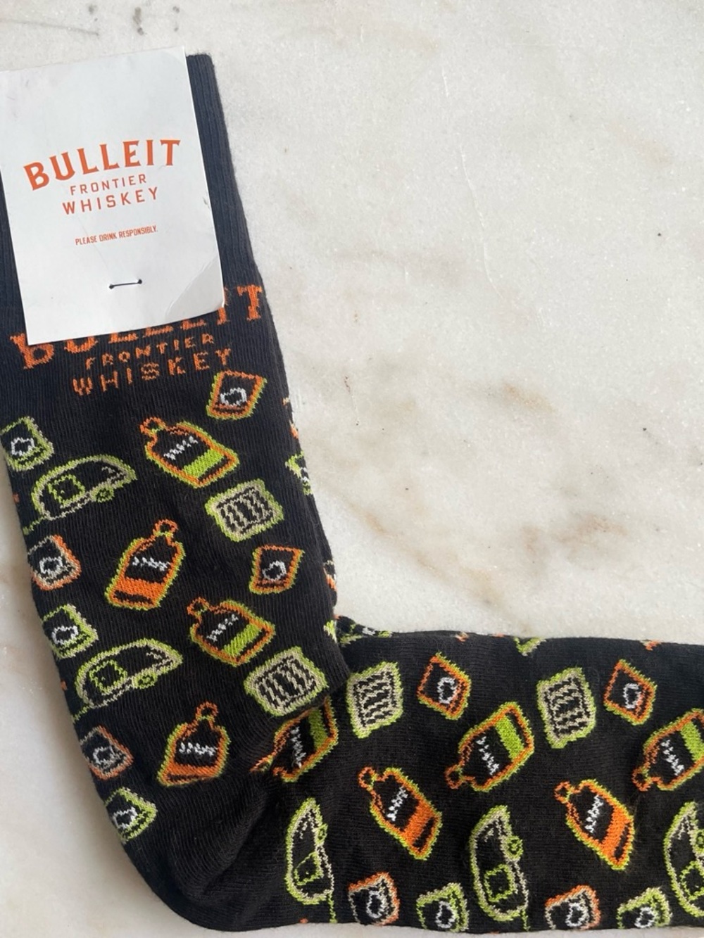 Bulleit Frontier Whiskey Dress Socks – New with Tags